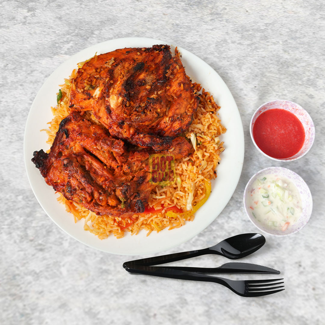 CHICKEN CHARCOAL RICE (HALF)