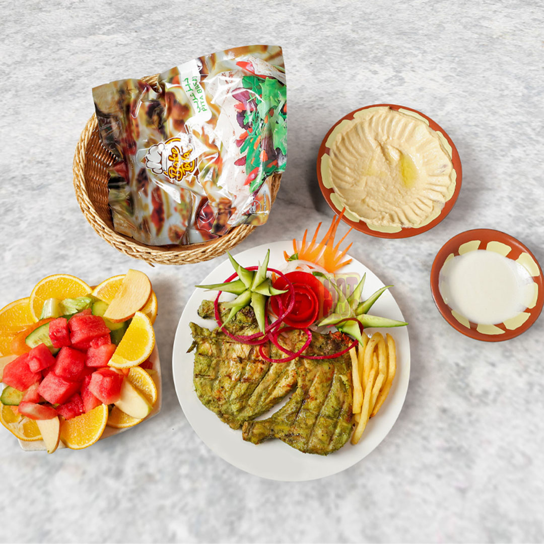 GREEN CHILLI CHICKEN CHARCOAL (HALF)